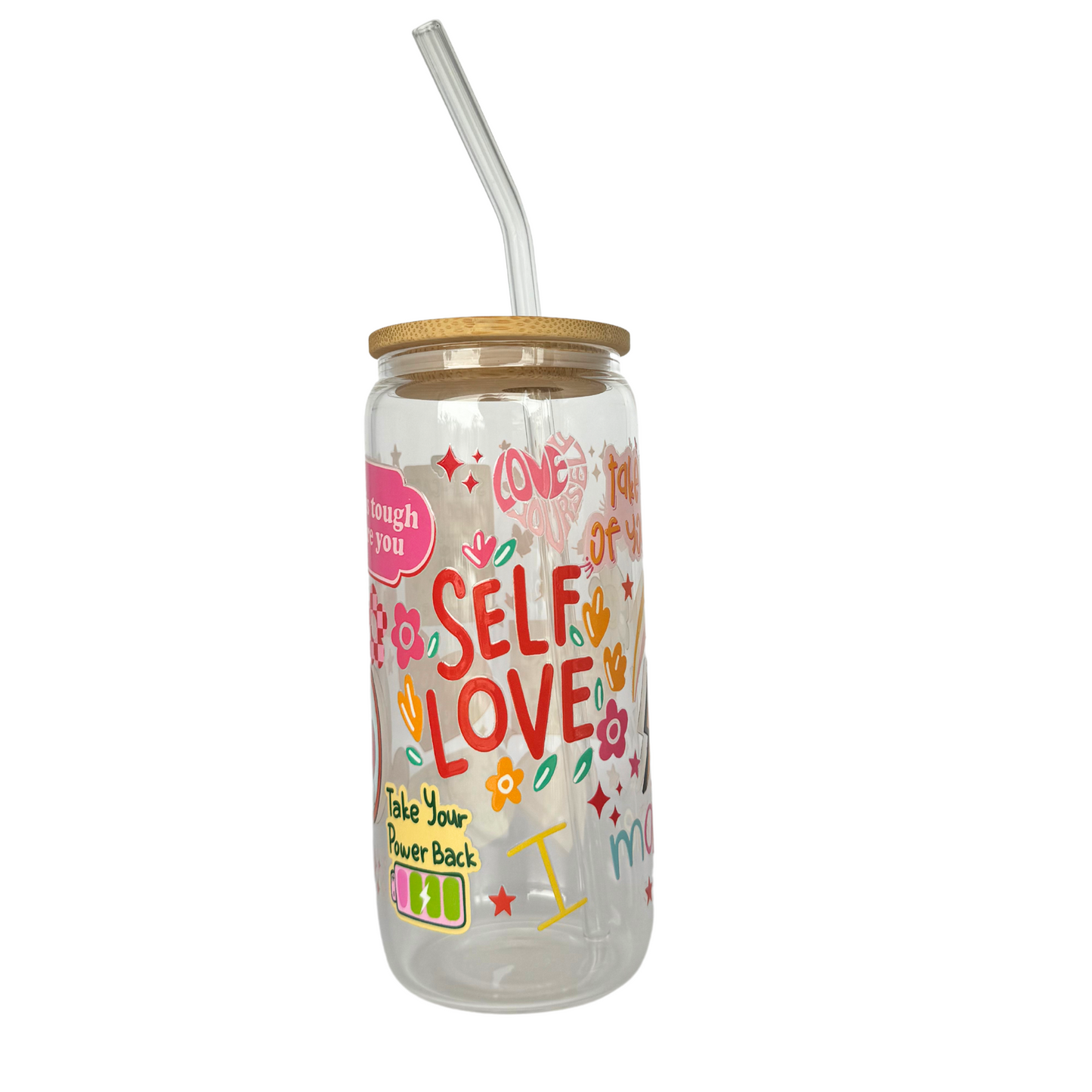 Self Love Affirmations 600ml (20oz) Can Cup
