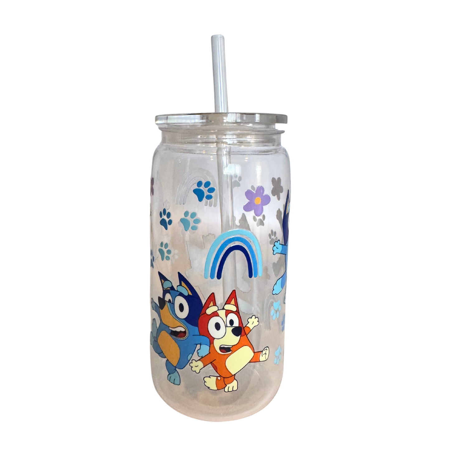 Blue Dog 3 Acrylic 500ml (16oz) Can Cup