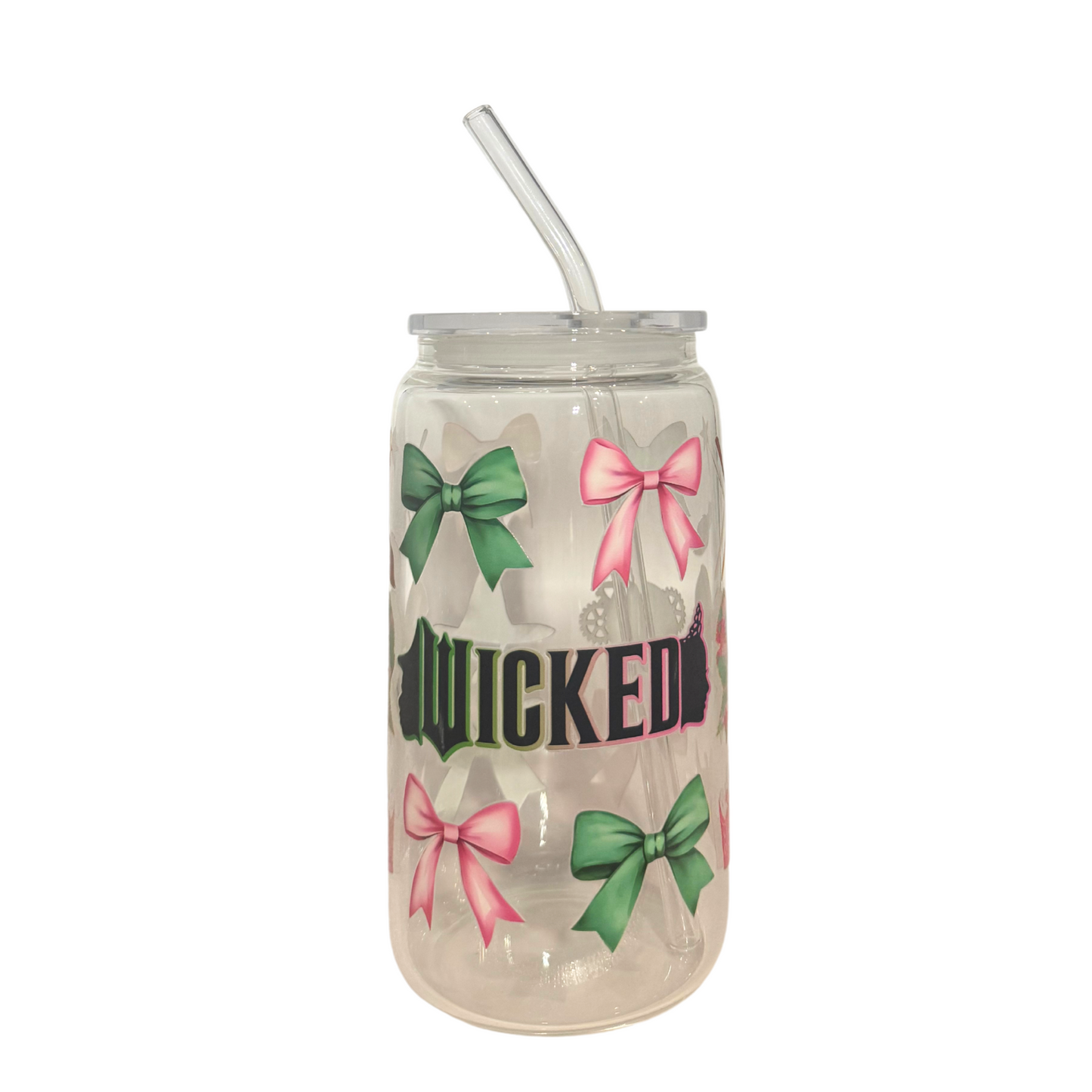 Wicked 500ml Glass (16oz) Can Cup