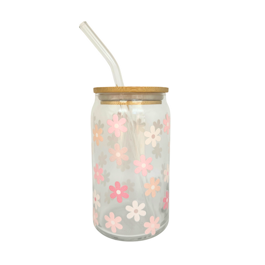 DISHWASHER SAFE- Flower Fields 500ml (16oz) Can Cup