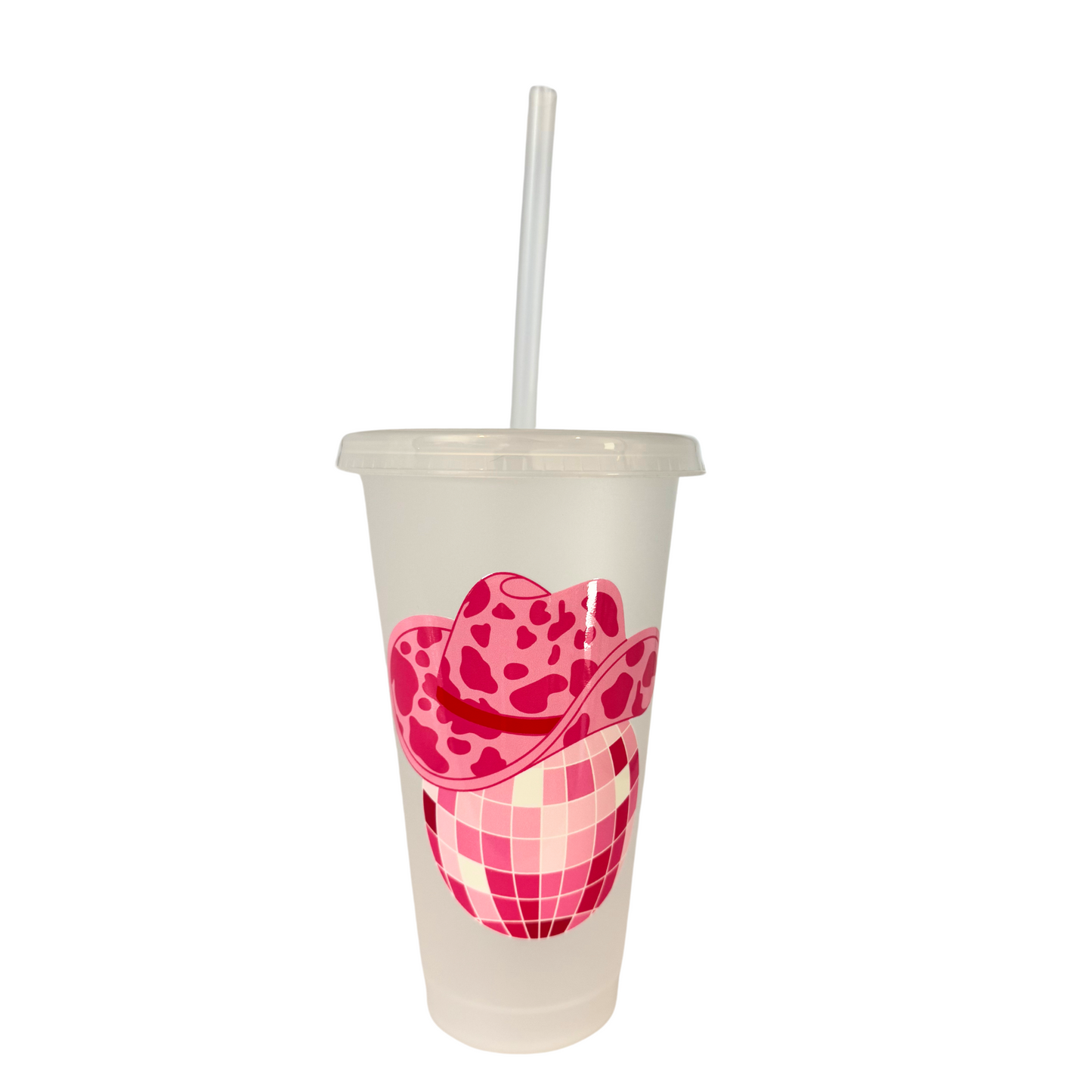 Disco Cowgirl 700ml Plastic Tumbler