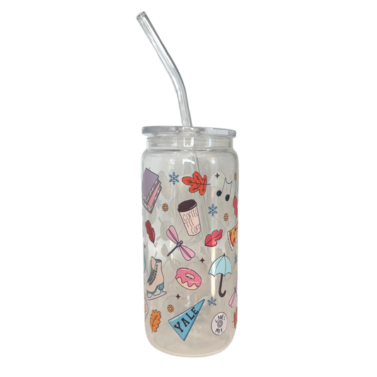 Gilmore Girls 600ml Glass (20oz) Can Cup