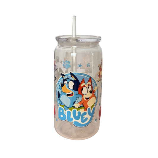 Blue Dog 2 Acrylic 500ml (16oz) Can Cup