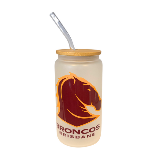 BB Frosted Glass 500ml (16oz) Can Cup