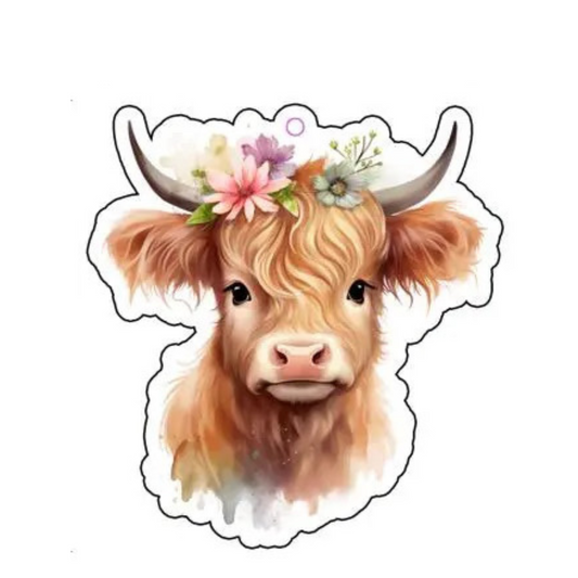 Highland Cow Car Air Freshener