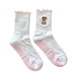 Teddy Bear Frill Coco Club Grip Sock