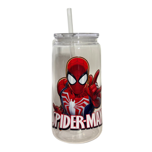 Red Hero 1 Acrylic 500ml (16oz) Can Cup