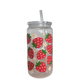 Strawberry Acrylic 500ml (16oz) Can Cup