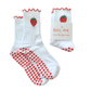 Strawberry Frill Coco Club Grip Sock
