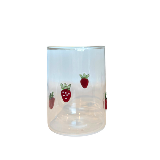 Strawberry Signature Sip Cold Glass