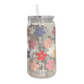 Pretty Flowers Acrylic 500ml (16oz) Can Cup