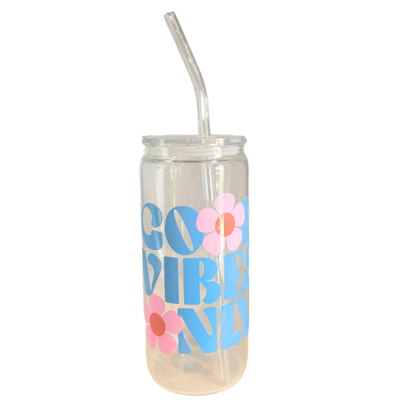 Good Vibes Only 600ml (20oz) Can Cup