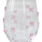 Pink Bow Sweet Sip Glass