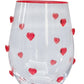 Red Heart Sweet Sip Glass