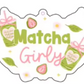 Matcha Girly Car Air Freshener