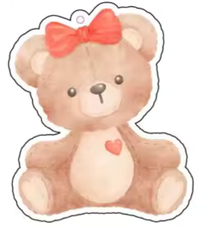 Teddy Bear Car Air Freshener